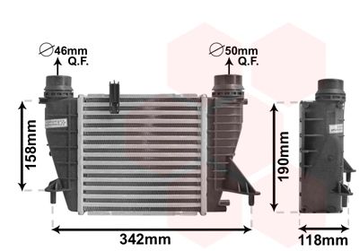 VAN WEZEL Интеркулер 43004553